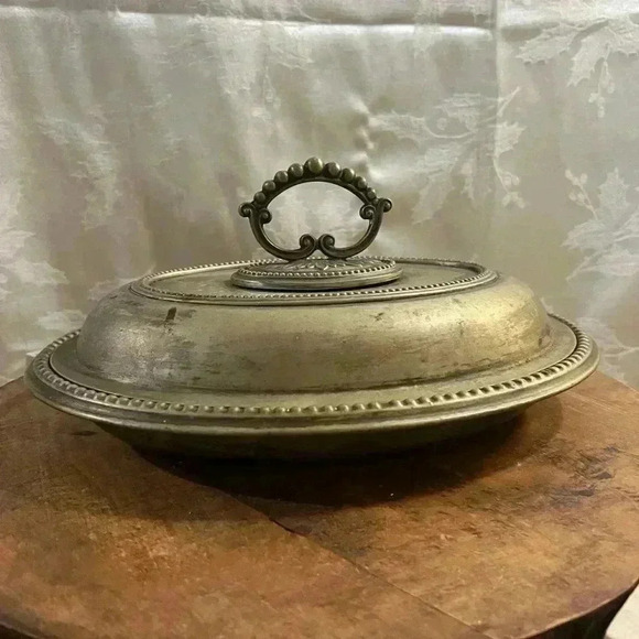 Antique Edwardian A1 EB  EPNS Serving Tureen Dish with Lid - Picture 3 of 6